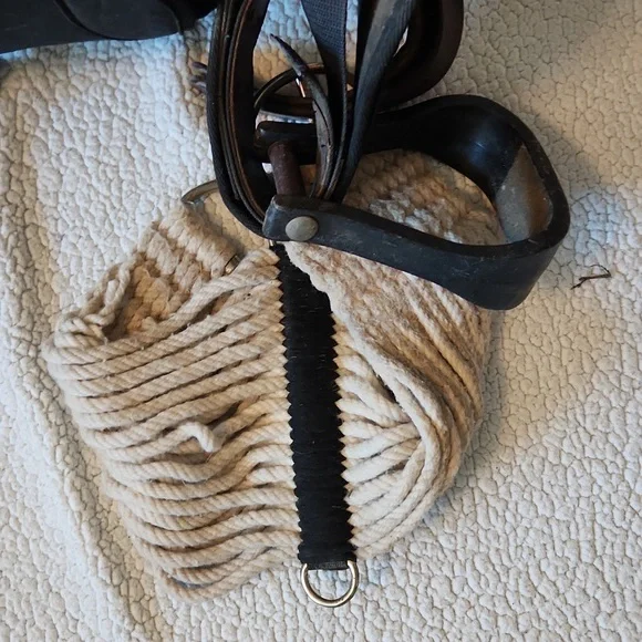 Vintage Y2K Abetta Western Faux Suede Leather Lightweight Saddle Size 15 Rodeo - Picture 5 of 10